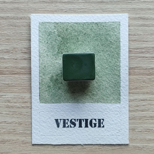 Vestige "La cité oubliée" Aquarelle Artisanale Végane Éco-responsable et Solidaire