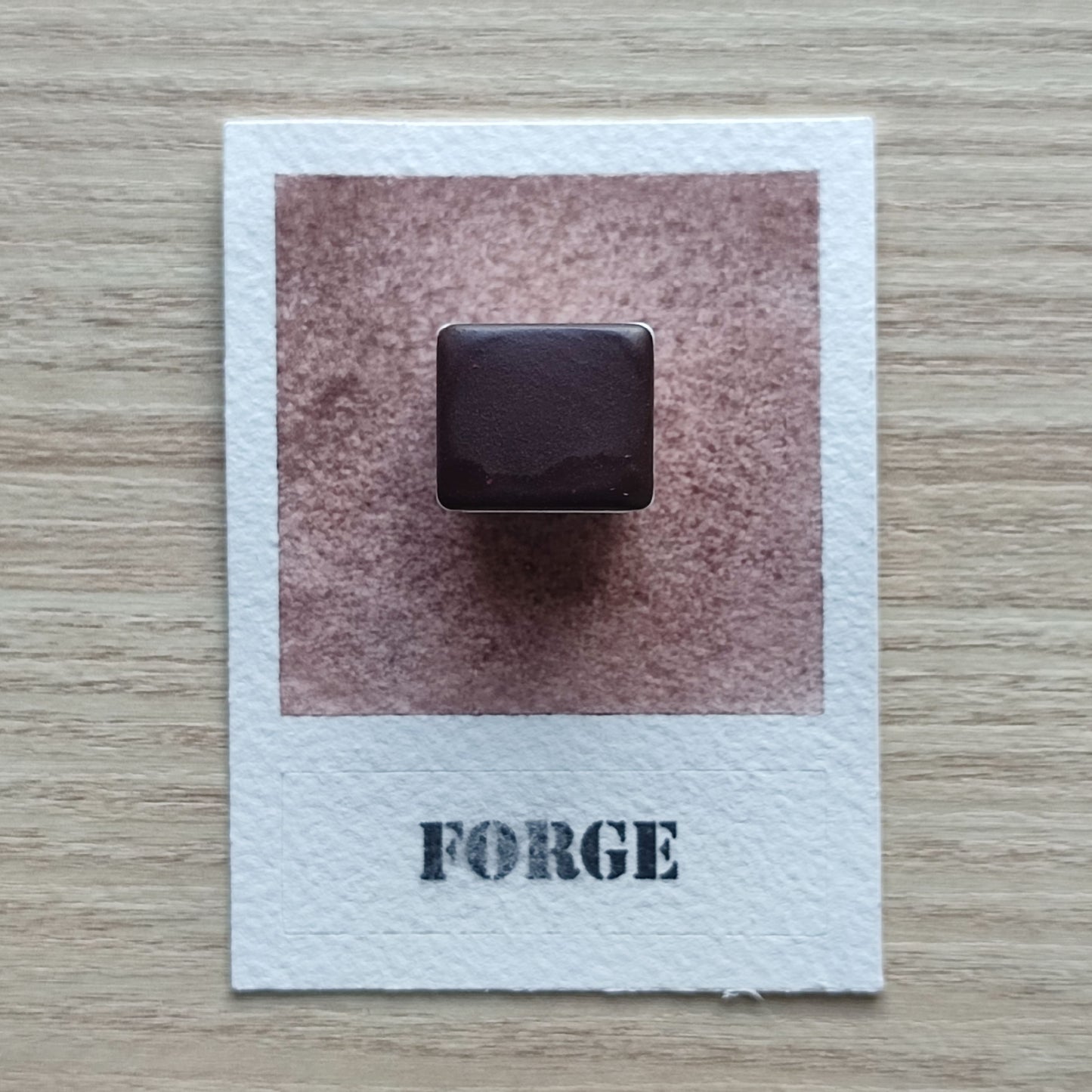 Forge "La cité oubliée" Aquarelle Artisanale Végane Éco-responsable et Solidaire