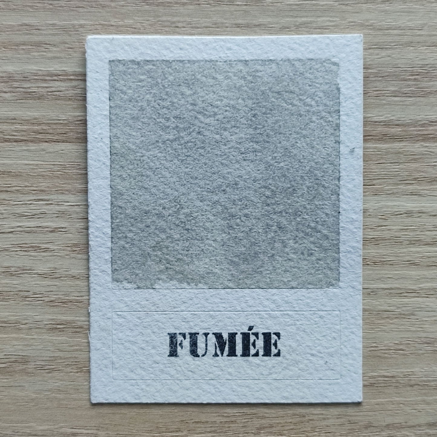Fumée "La cité oubliée" Aquarelle Artisanale Végane Éco-responsable et Solidaire