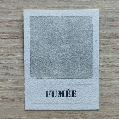 Fumée "La cité oubliée" Aquarelle Artisanale Végane Éco-responsable et Solidaire