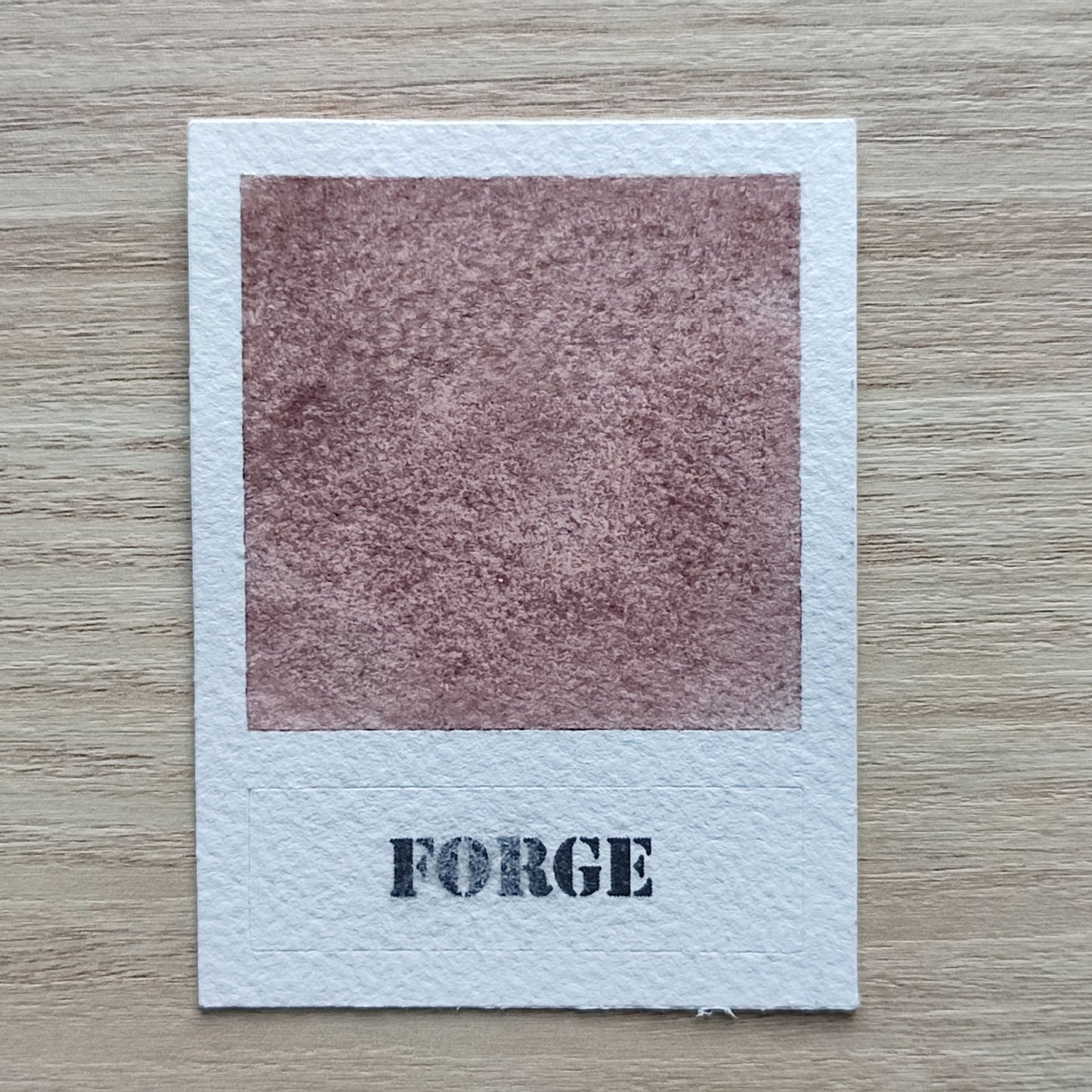 Forge "La cité oubliée" Aquarelle Artisanale Végane Éco-responsable et Solidaire