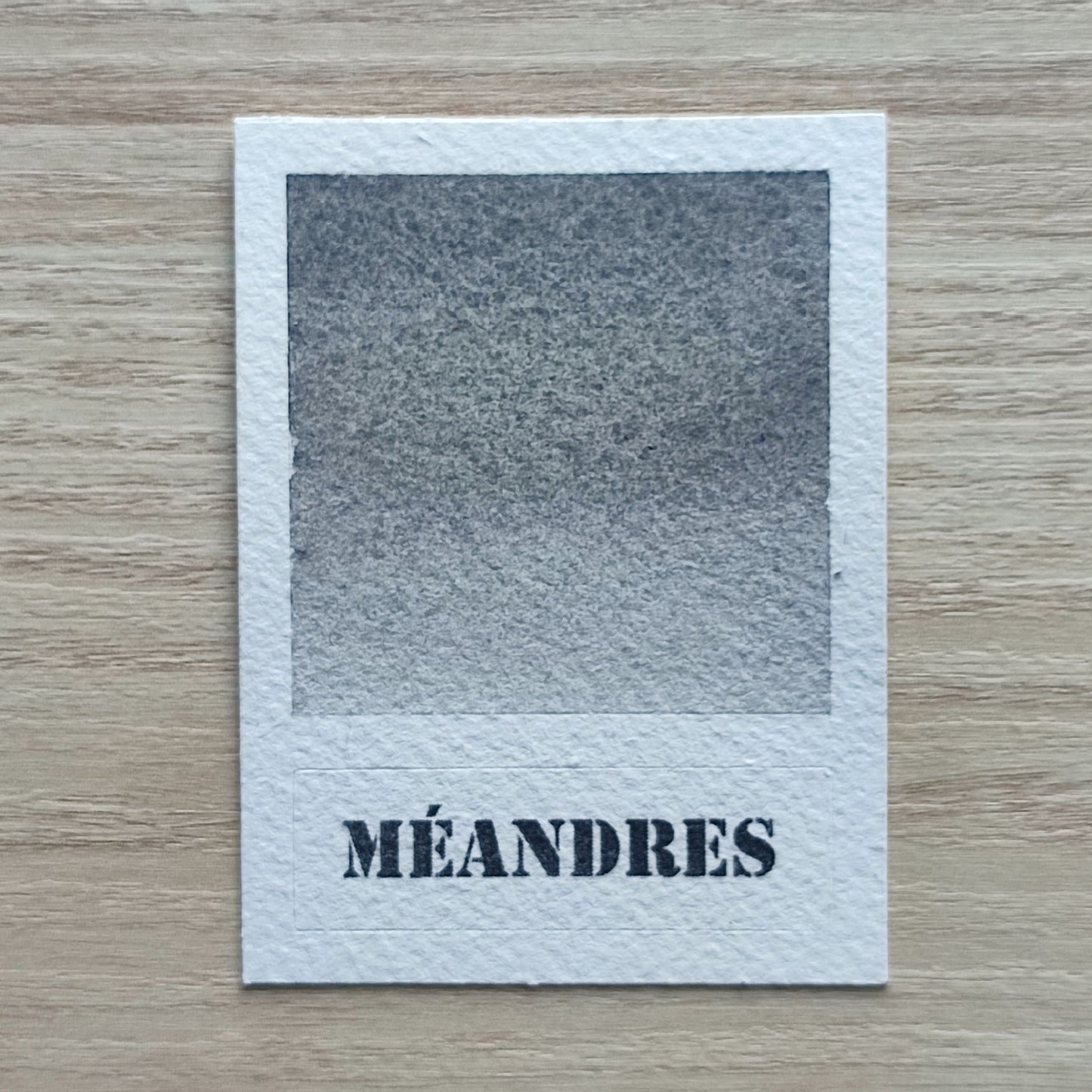 Méandres "La cité oubliée" Aquarelle Artisanale Végane Éco-responsable et Solidaire