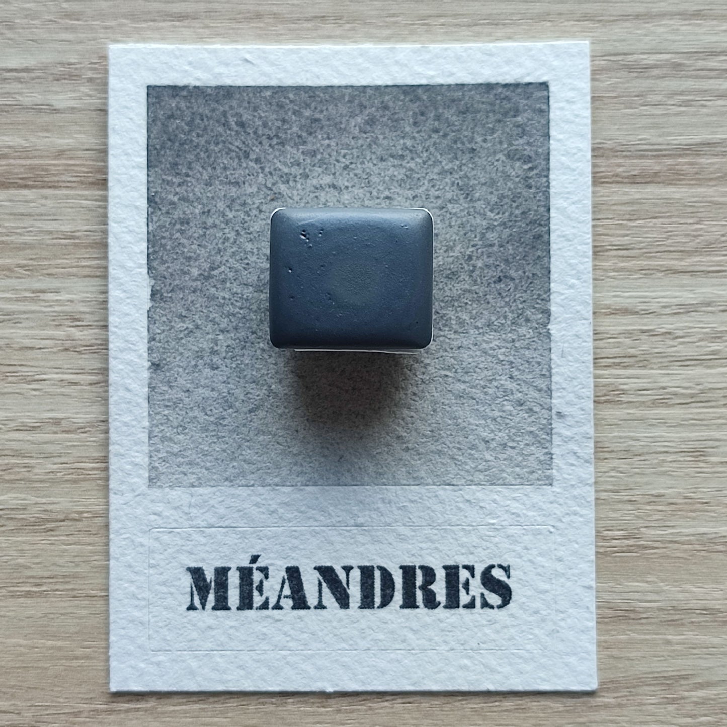 Méandres "La cité oubliée" Aquarelle Artisanale Végane Éco-responsable et Solidaire
