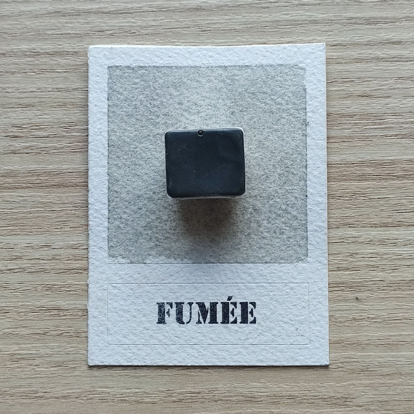 Fumée "La cité oubliée" Aquarelle Artisanale Végane Éco-responsable et Solidaire