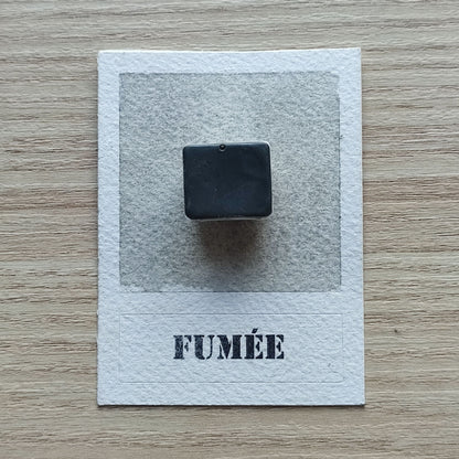Fumée "La cité oubliée" Aquarelle Artisanale Végane Éco-responsable et Solidaire