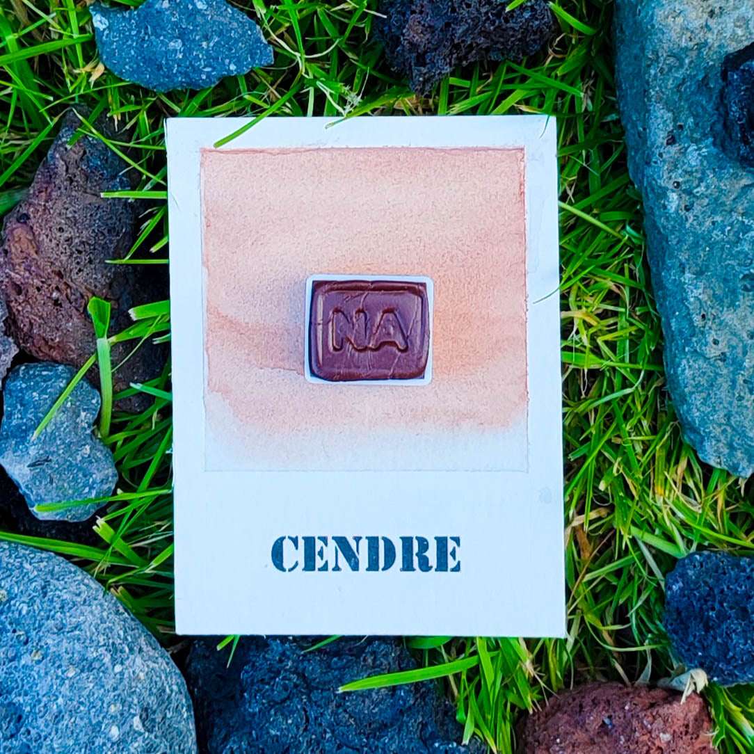 Cendre - "L'Archipel Volcanique" - Aquarelle Artisanale Végane