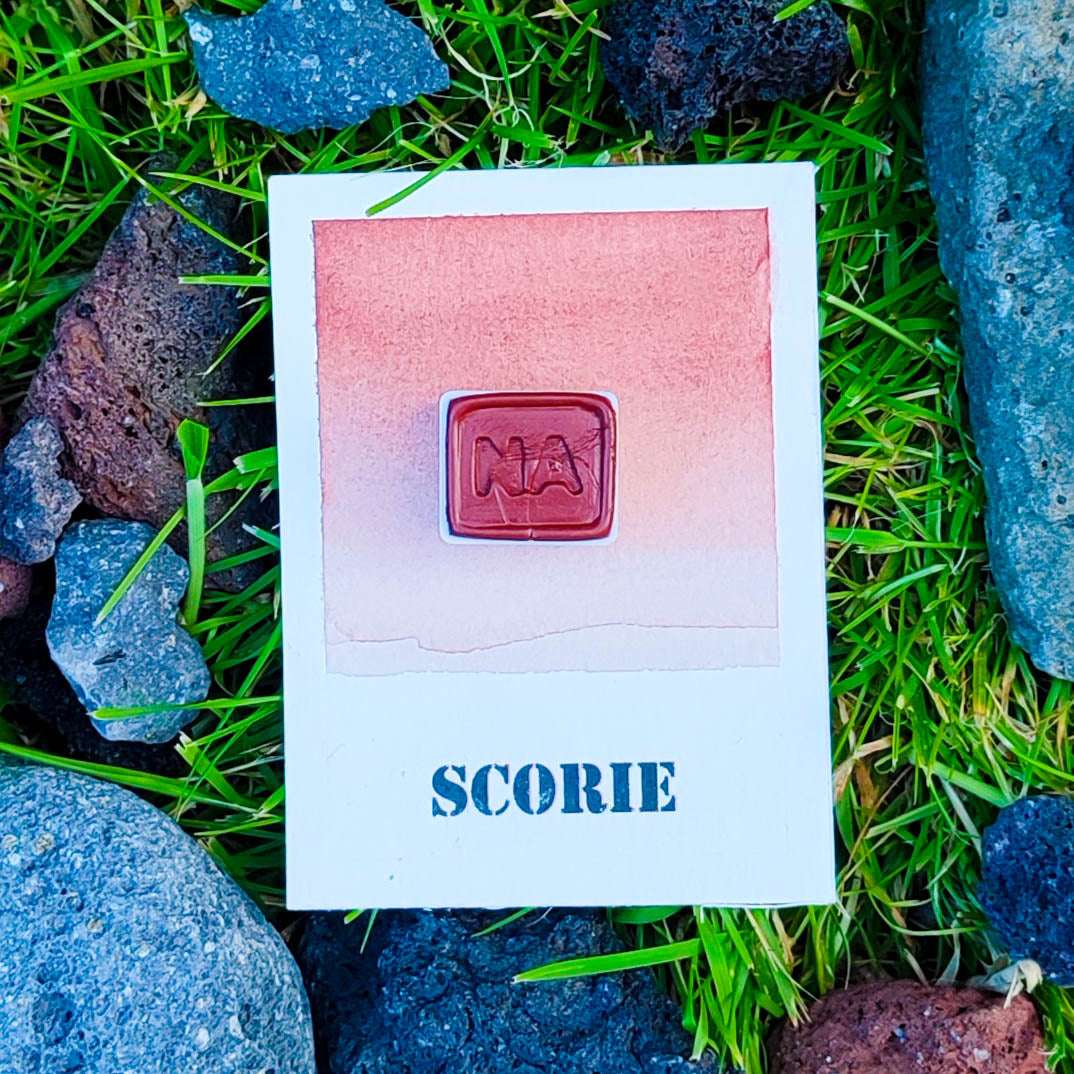 Scorie - "L'Archipel Volcanique" - Aquarelle Artisanale Végane