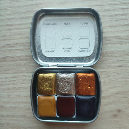 Alambic "Le laboratoire de l'alchimiste" Aquarelle Artisanale Végane Éco-responsable et Solidaire