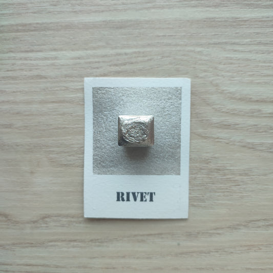 Rivet "Le laboratoire de l'alchimiste" Aquarelle Artisanale Végane Éco-responsable et Solidaire
