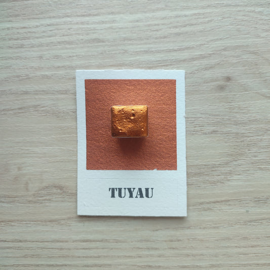 Tuyau "Le laboratoire de l'alchimiste" Aquarelle Artisanale Végane Éco-responsable et Solidaire