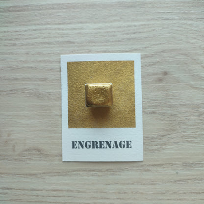 Engrenage "Le laboratoire de l'alchimiste" Aquarelle Artisanale Végane Éco-responsable et Solidaire