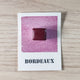 Bordeaux "Nuances Essentielles" Aquarelle Artisanale Végane Éco-responsable et Solidaire