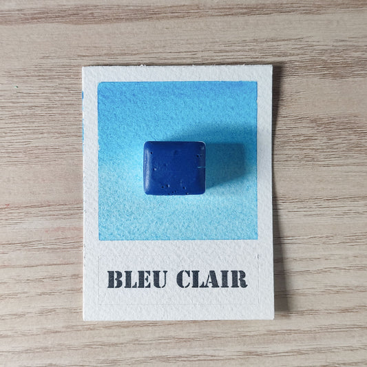 Bleu clair "Nuances Essentielles" Aquarelle Artisanale Végane Éco-responsable et Solidaire