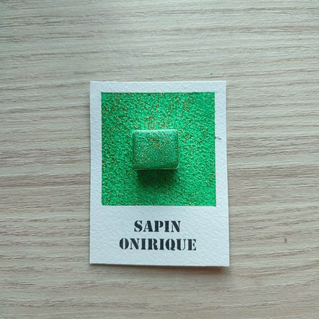 "Mon Beau Sapin - Réédition 2025" 6 aquarelles artisanales véganes et solidaires