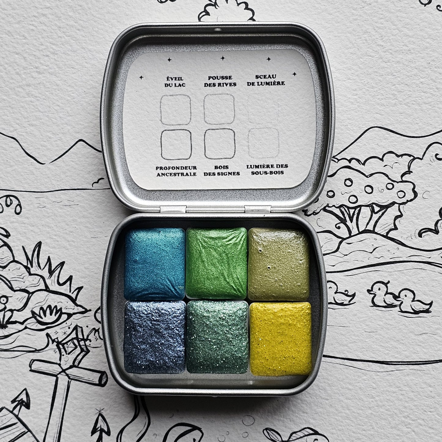 Collection L'Éveil du Lac - Collaboration Amandine Jung