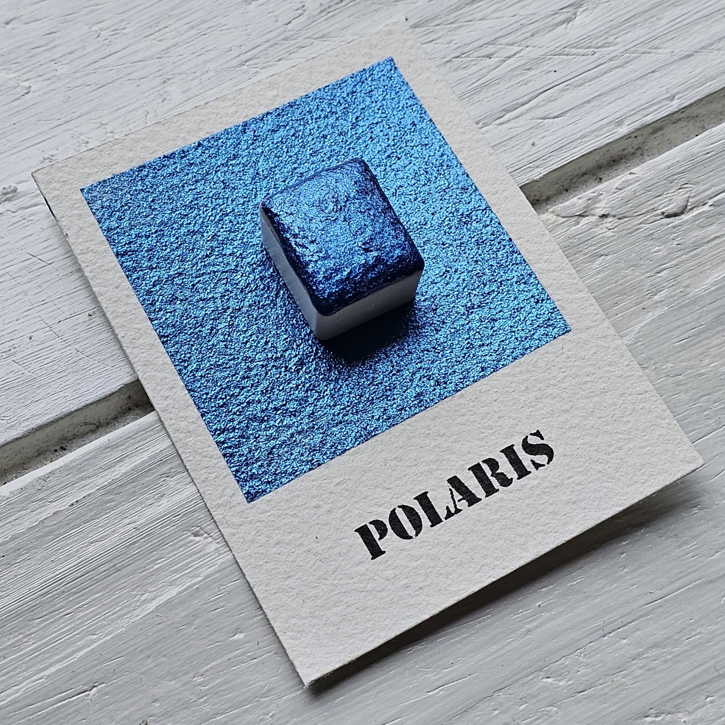 Collection "Galaxie Scintillante" - 6 Aquarelles Artisanales Métalisées Véganes Éco-responsables et Solidaires