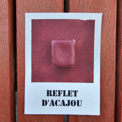 Palette Nuances d'Acajou, six aquarelles brunes pour carnations chaudes, Nuances d'Aquarelle