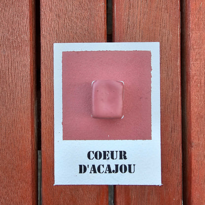 Palette Nuances d'Acajou, six aquarelles brunes pour carnations chaudes, Nuances d'Aquarelle