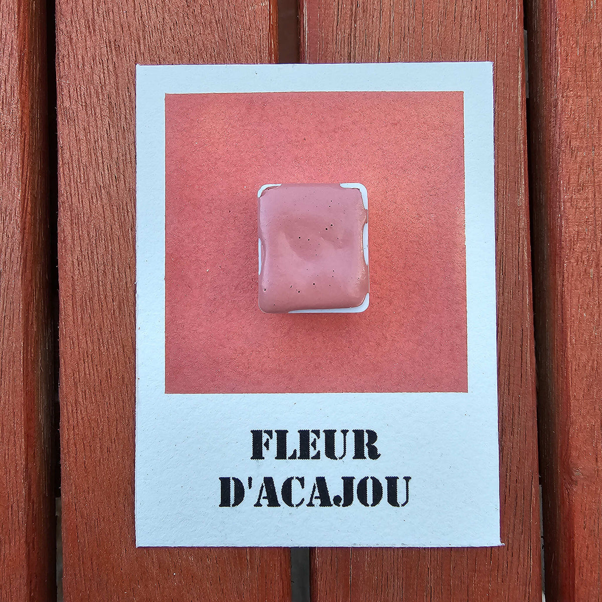 Palette Nuances d'Acajou, six aquarelles brunes pour carnations chaudes, Nuances d'Aquarelle
