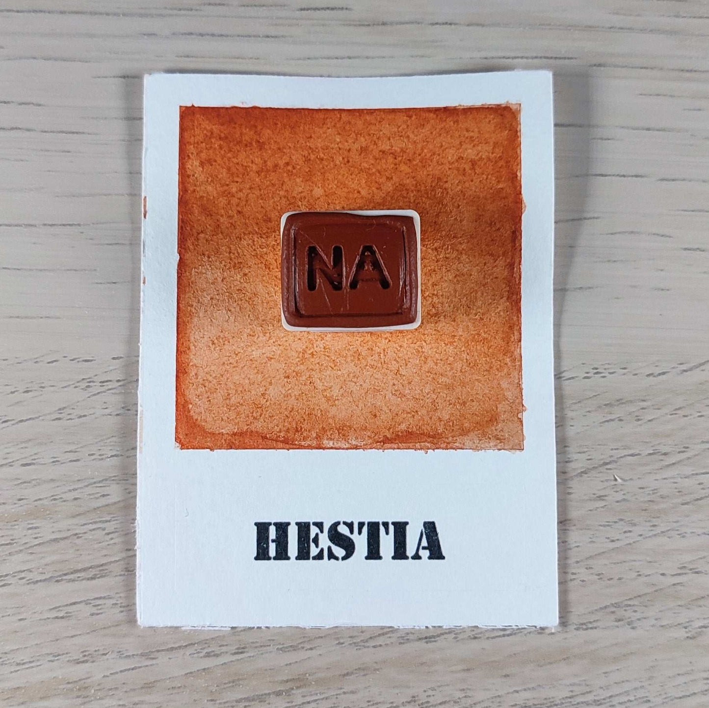 Hestia - "La Fresque Des Dieux" - Aquarelle Artisanale Végane
