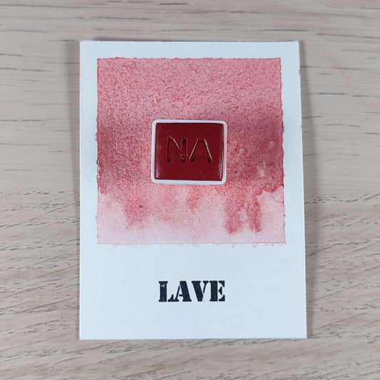 Lave - "L'Archipel Volcanique" - Aquarelle Artisanale Végane