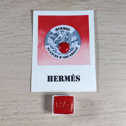 Hermès - "La Fresque Des Dieux" - Aquarelle Artisanale Végane