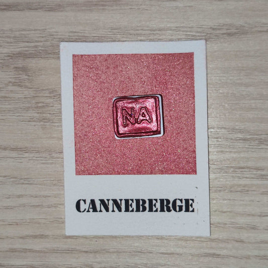 Canneberge "Mon beau sapin" Aquarelle Artisanale Irisée Pailletée Végane Éco-responsable et Solidaire