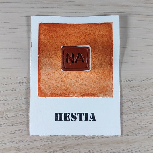 Hestia - "La Fresque Des Dieux" - Aquarelle Artisanale Végane