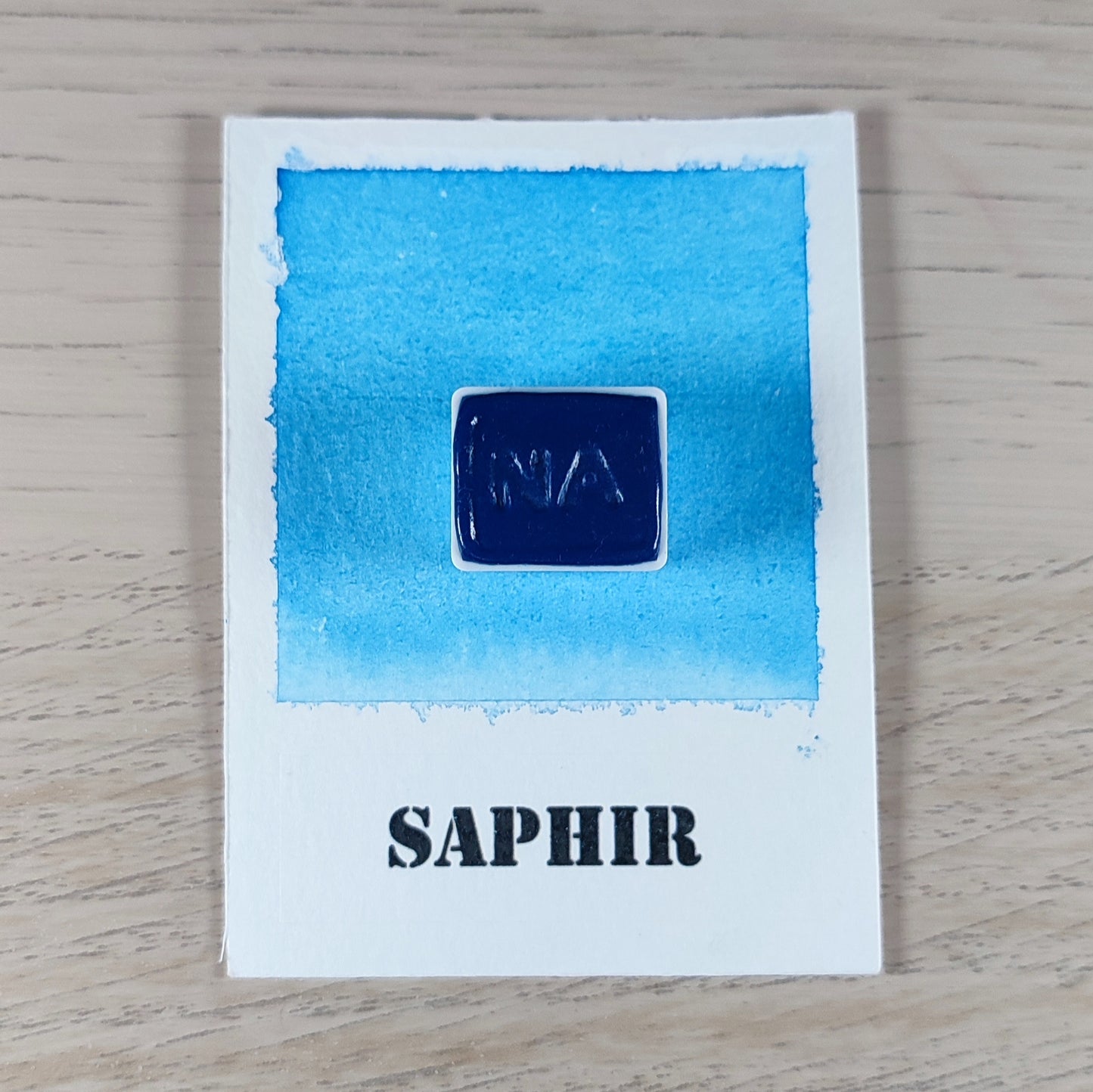 Saphir - "12 Nuances d’Aquarelle – Série 1" - Aquarelle Artisanale Végane