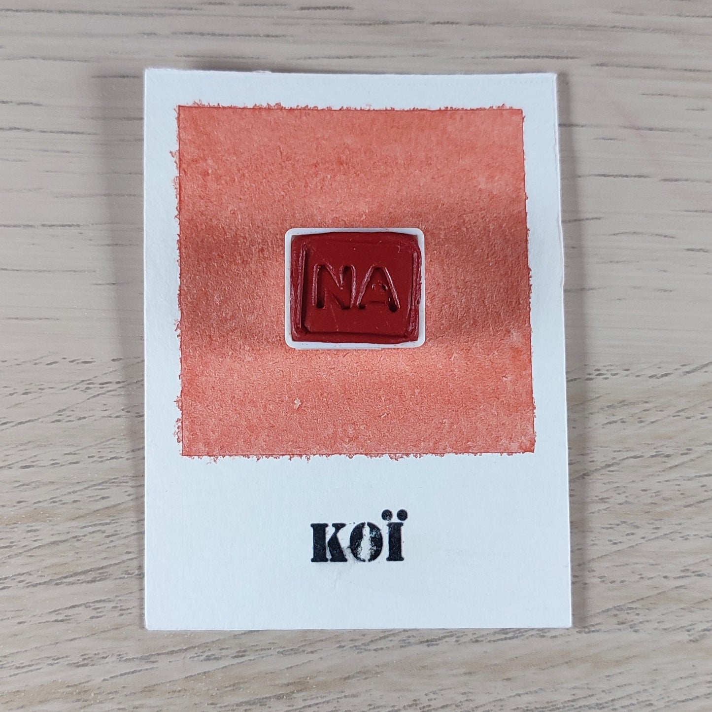 Koï - "Hanami" - Aquarelle Artisanale Végane