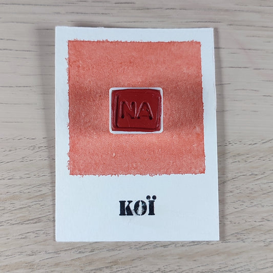 Koï - "Hanami" - Aquarelle Artisanale Végane