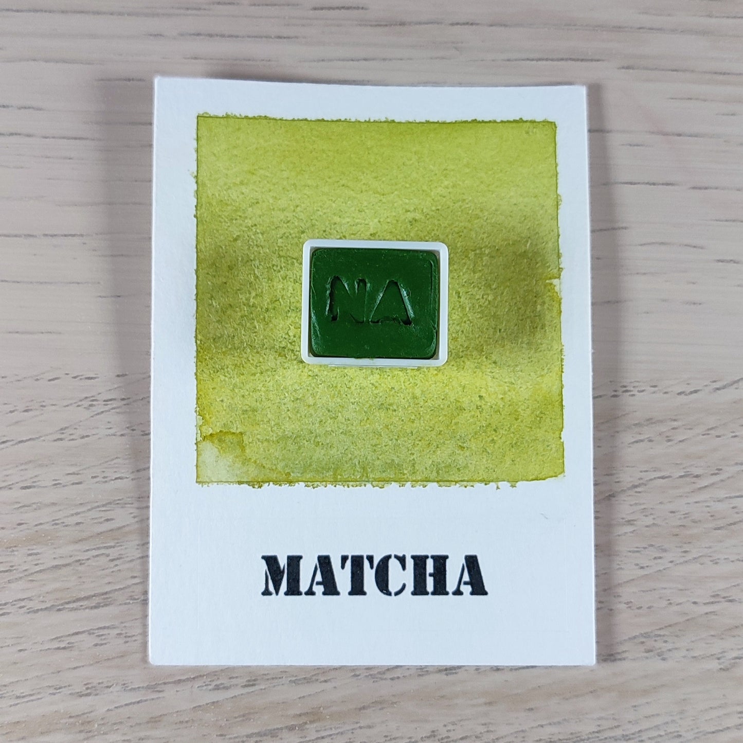 Matcha - "Hanami" - Aquarelle Artisanale Végane