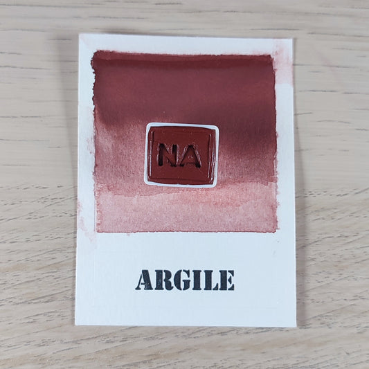 Argile - "L'Archipel Volcanique" - Aquarelle Artisanale Végane