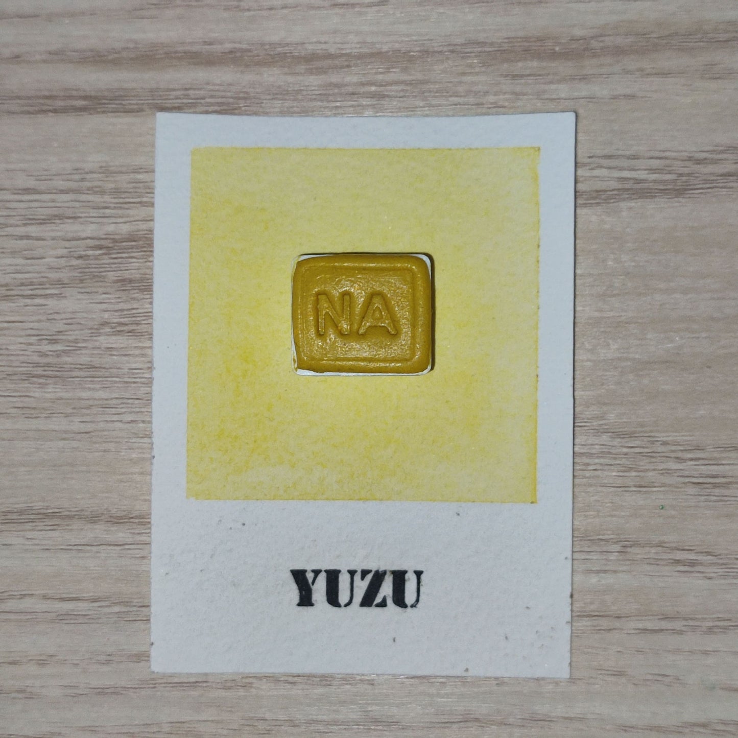 Yuzu "Écho chromatique" Aquarelle Artisanale Végane Éco-responsable et Solidaire