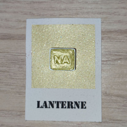 Lanterne "Mon beau sapin" Aquarelle Artisanale Irisée Pailletée Végane Éco-responsable et Solidaire