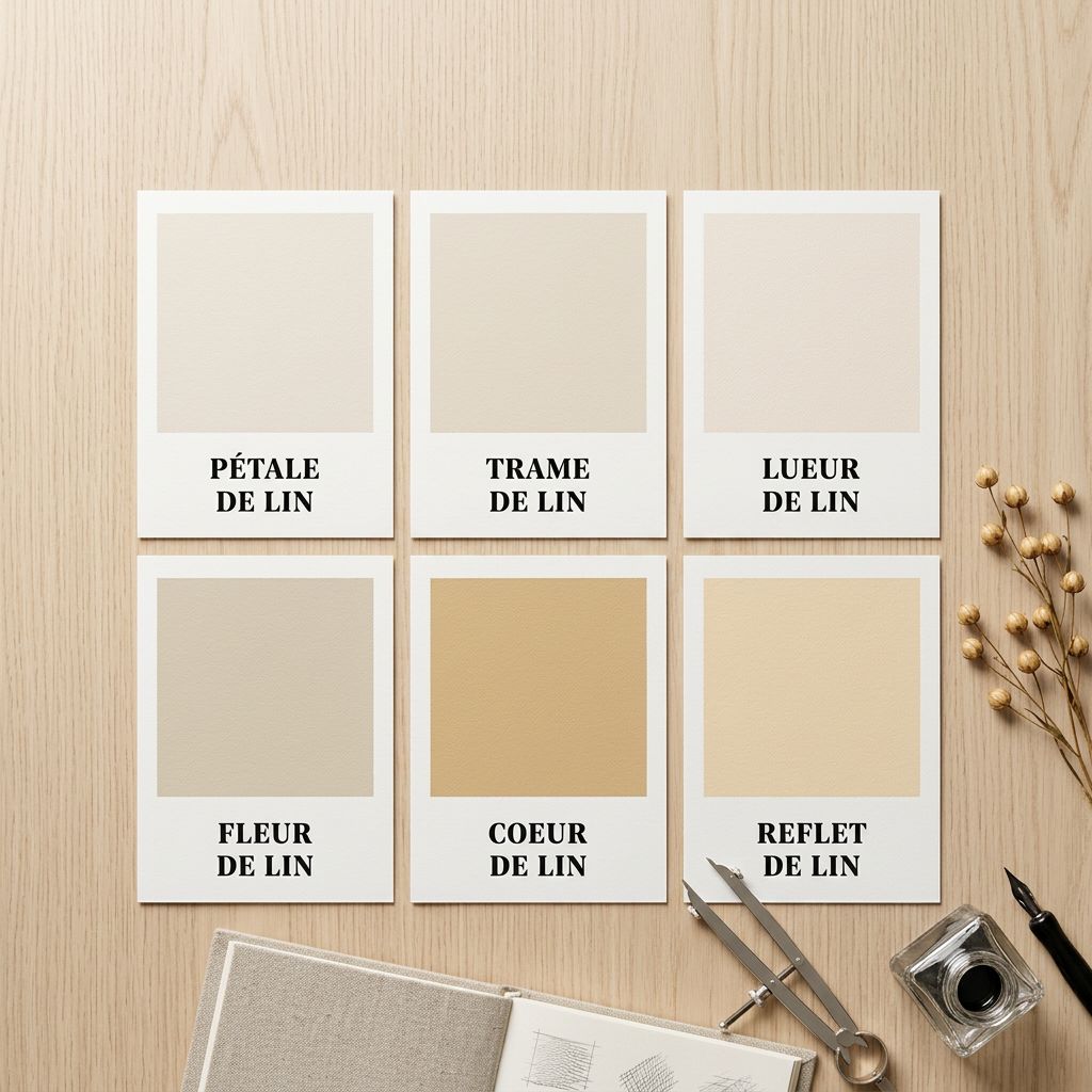 Coffret Nuances de Lin - 6 Aquarelles Artisanales Véganes